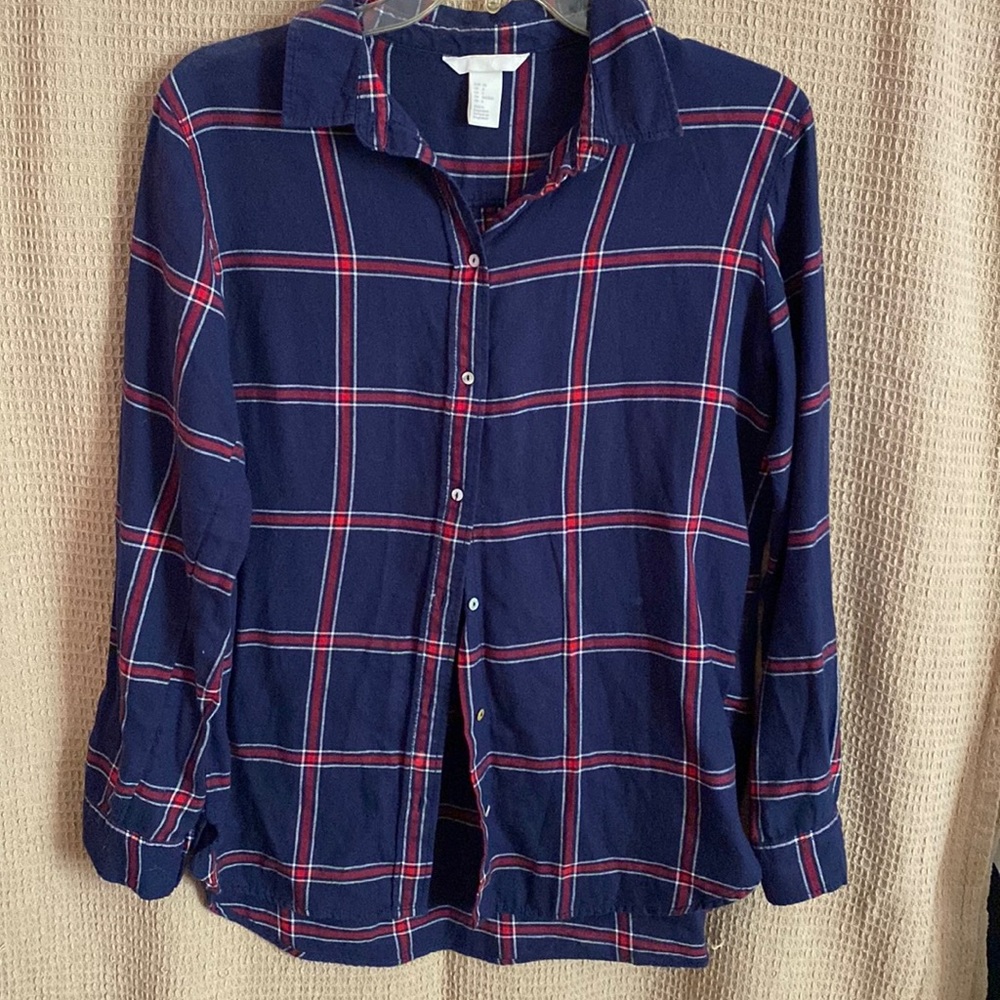 H&M Cotton Long Sleeve Button Down